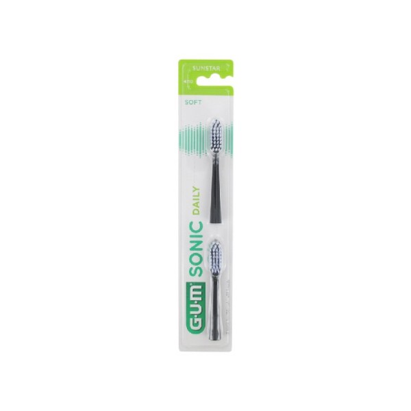 Recambios Cepillo Dental A Pilas Gum Activital Sonic Negro