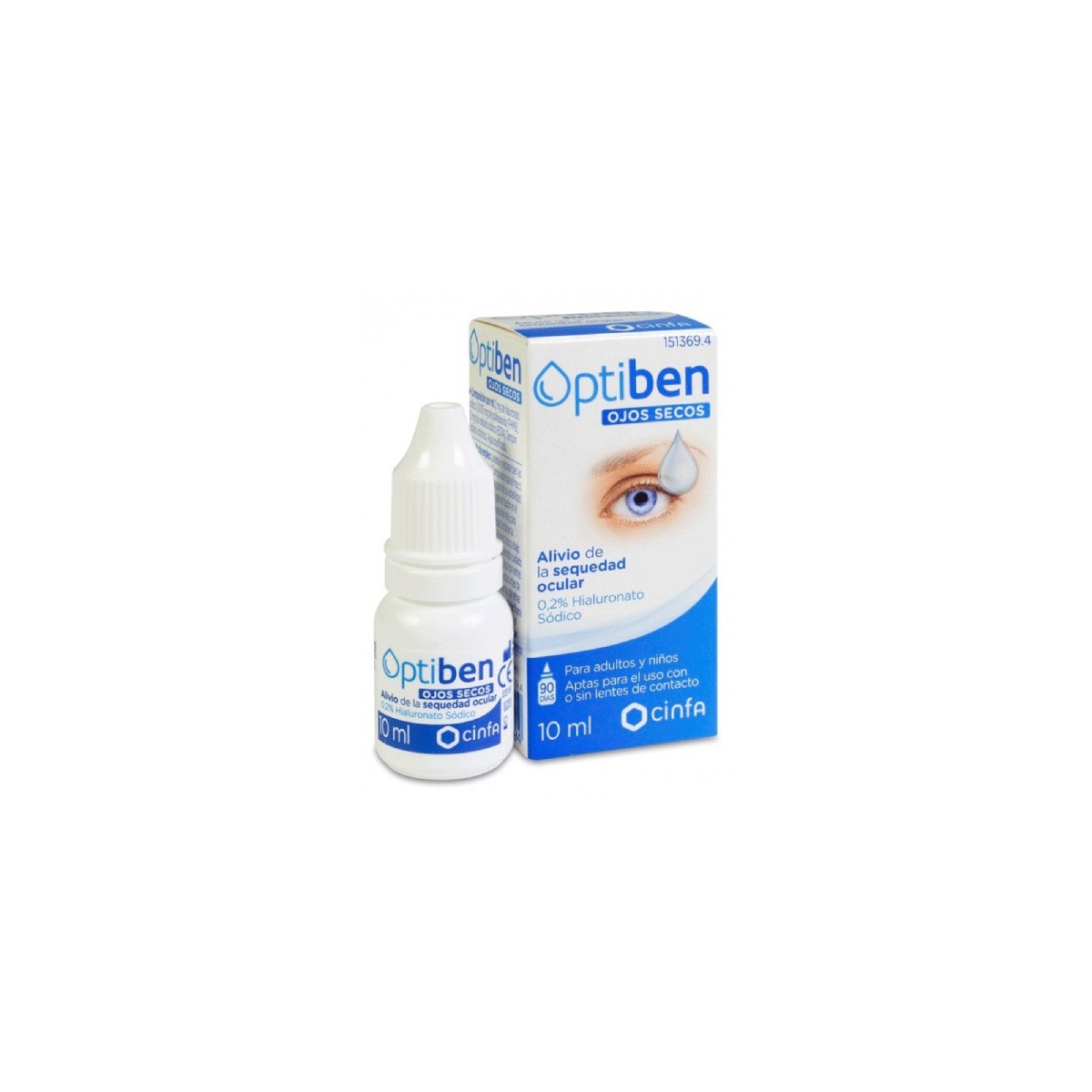 Optiben Ojos Secos Gotas 10 Ml