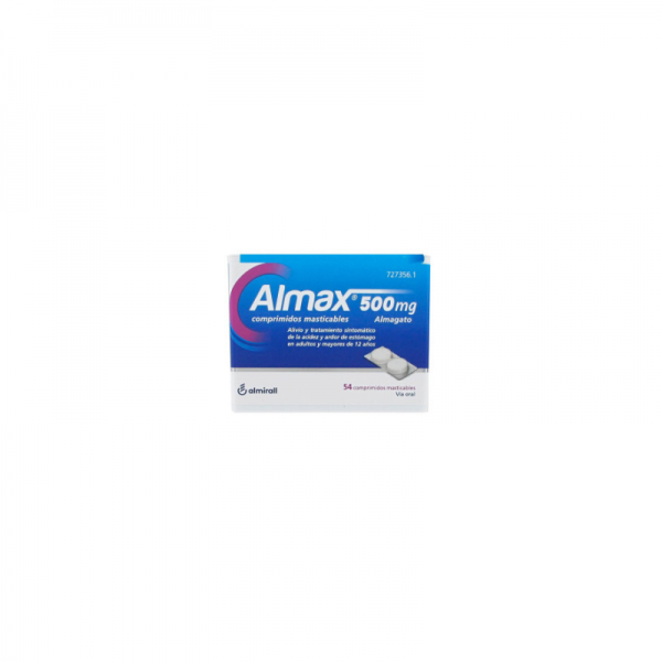 Almax 500 Mg Comprimidos Masticables, 54 Comprimidos