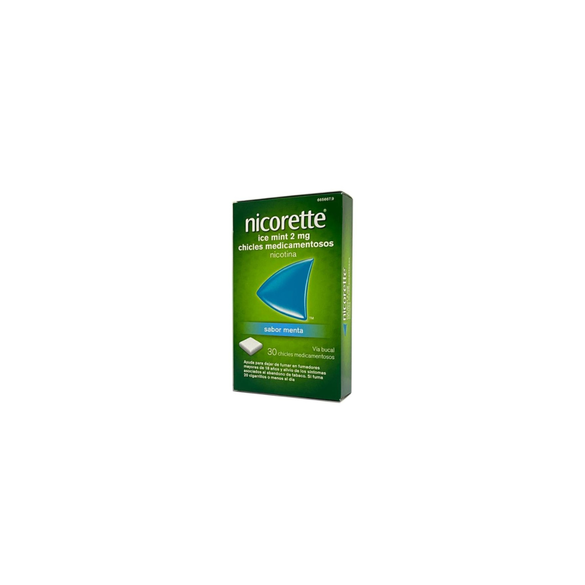 Nicorette Ice Mint 2 Mg Chicles Medicamentosos,...
