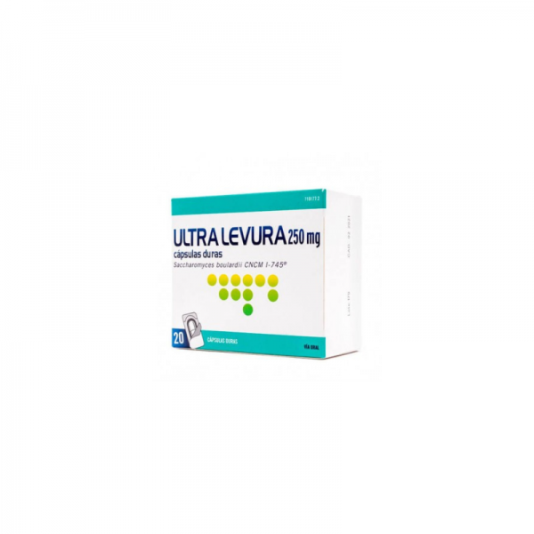 Ultra-Levura 250 Mg Capsulas Duras, 20 Capsulas