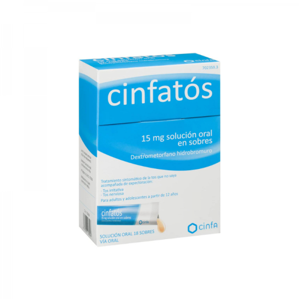 Cinfatos 15 Mg Solucion Oral En Sobres, 18 Sobres