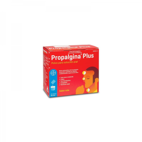 Propalgina Plus Polvo Para Solucion Oral, 10 Sobres