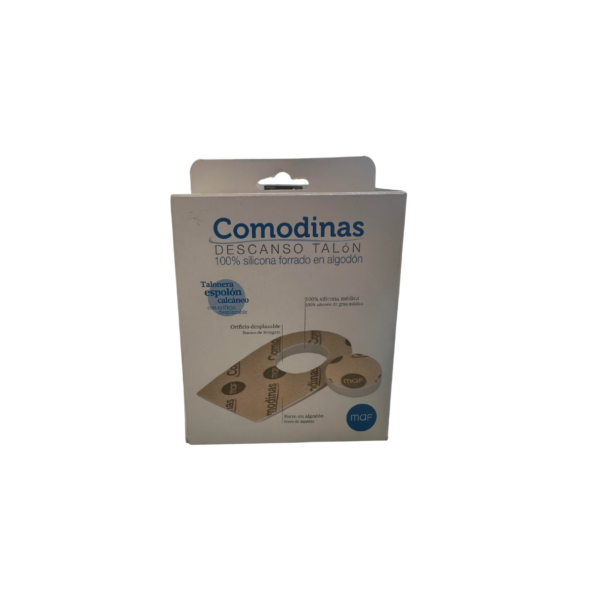 Comodinas talonera espolon silicona forrada