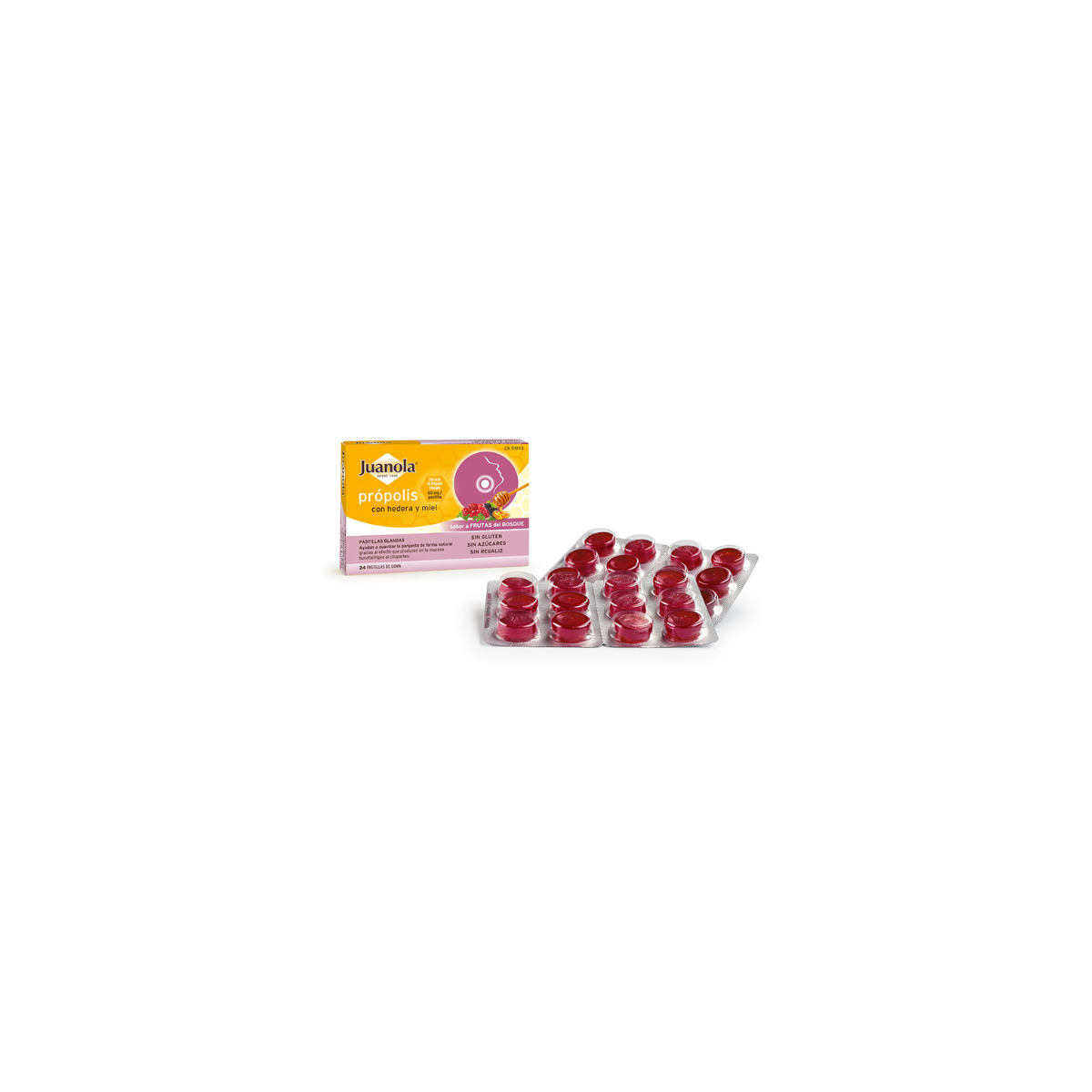 Juanola propolis hiedra pastillas frutas del...