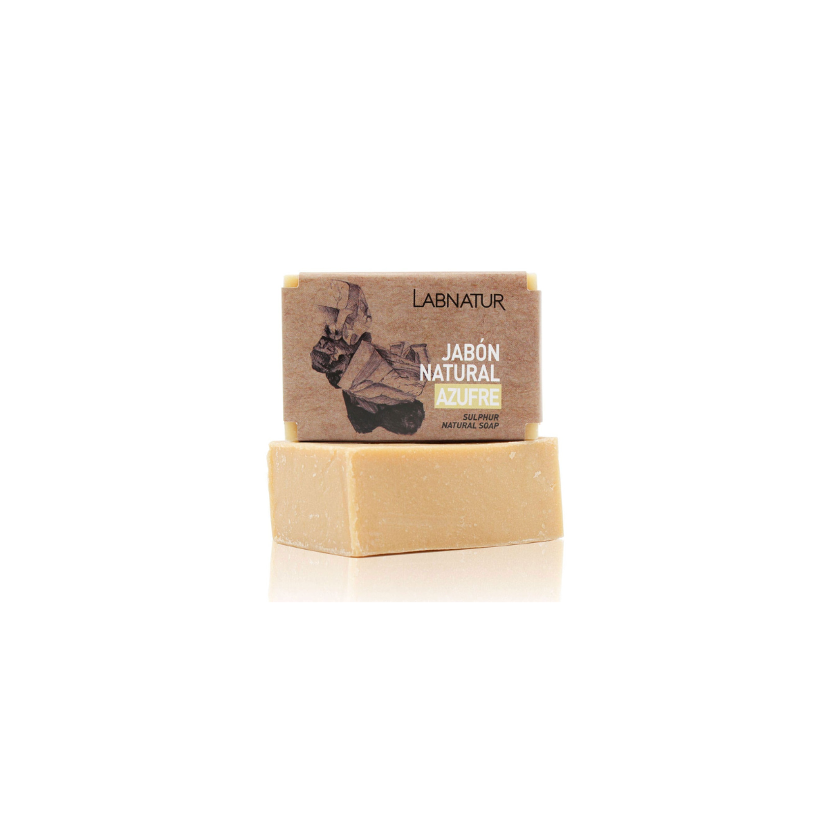Jabon natural de azufre 100 g