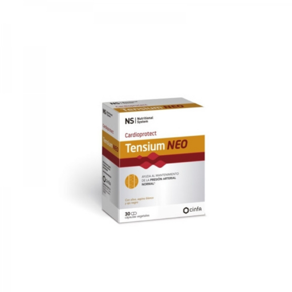 Ns cardioprotect tensium neo30 capsulas vegetales
