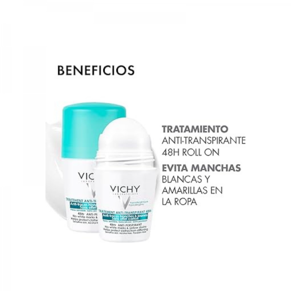 Vichy Tto Antitranspirante Eficacia 48 H Rollon 50 Ml