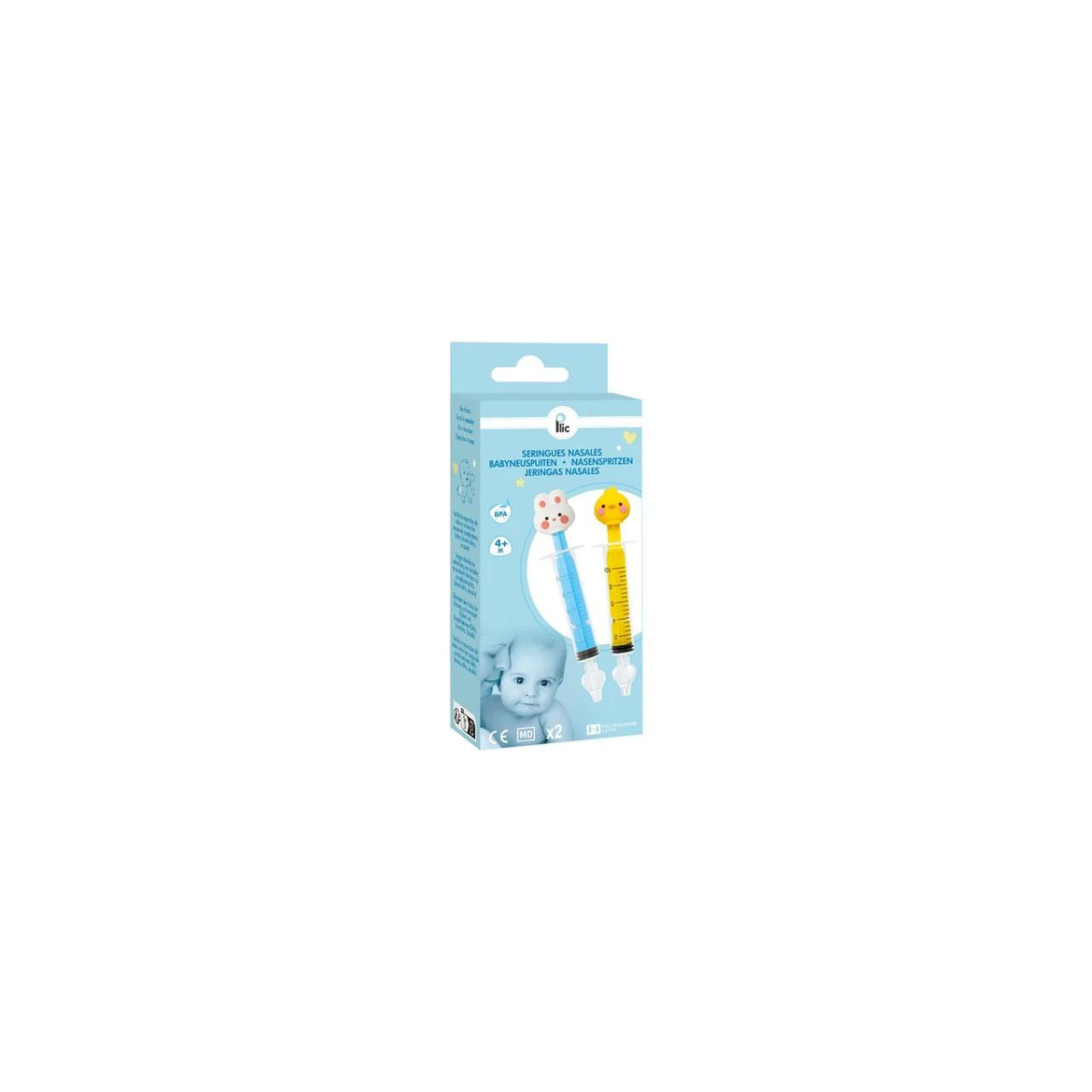 Jeringas nasales animales conejo-pollito 10 ml