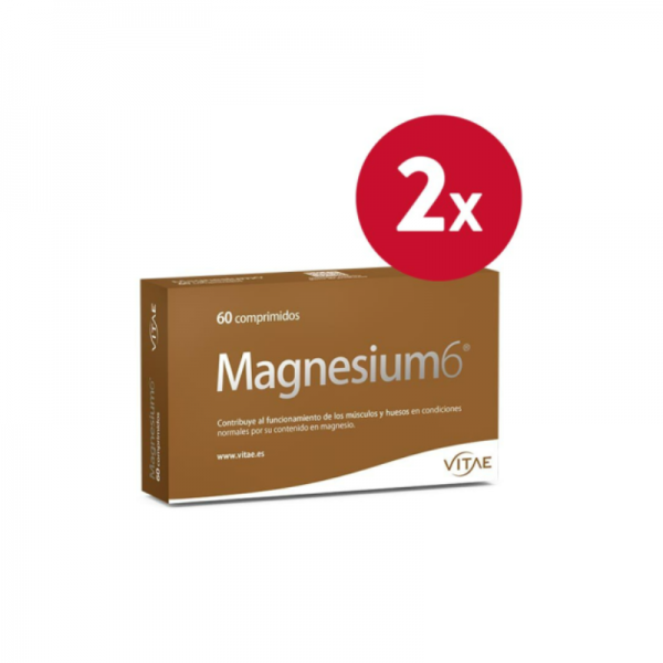 Pack magnesium 6 2x60 comprimidos