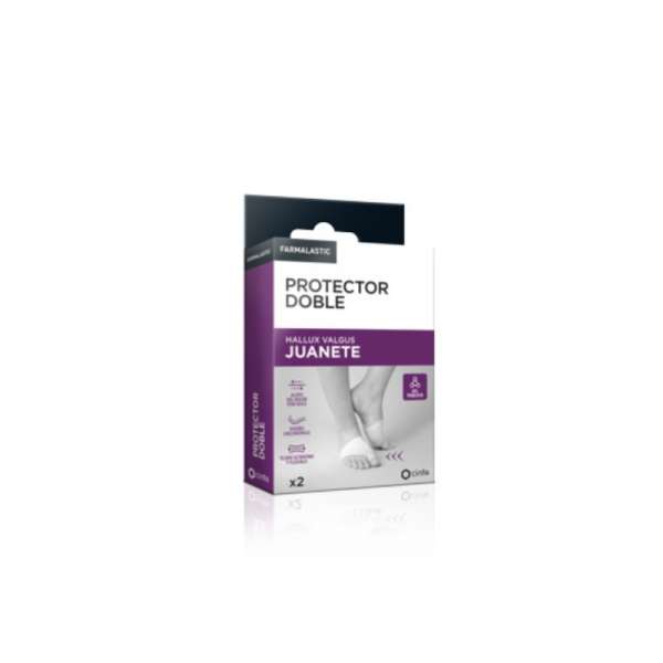 Protector juanete farmalastic 2 unidades talla unica doble