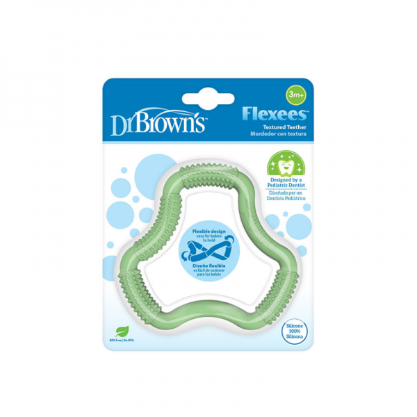 Mordedor textura Dr Brown´s verde