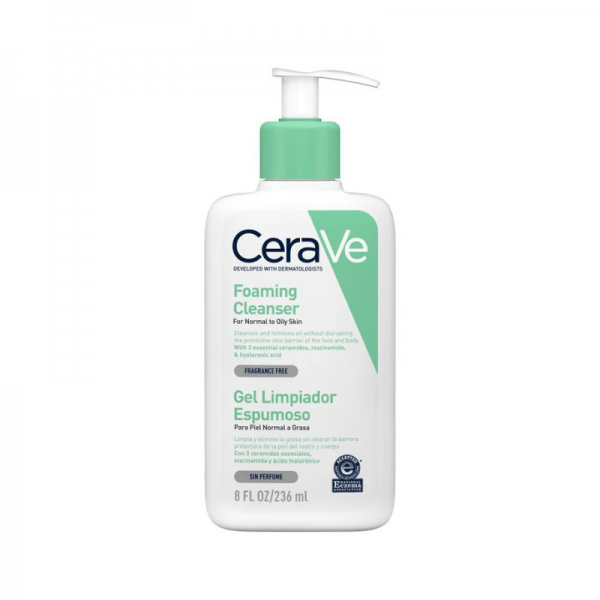Cerave Gel Limpiador Espumoso 236 Ml