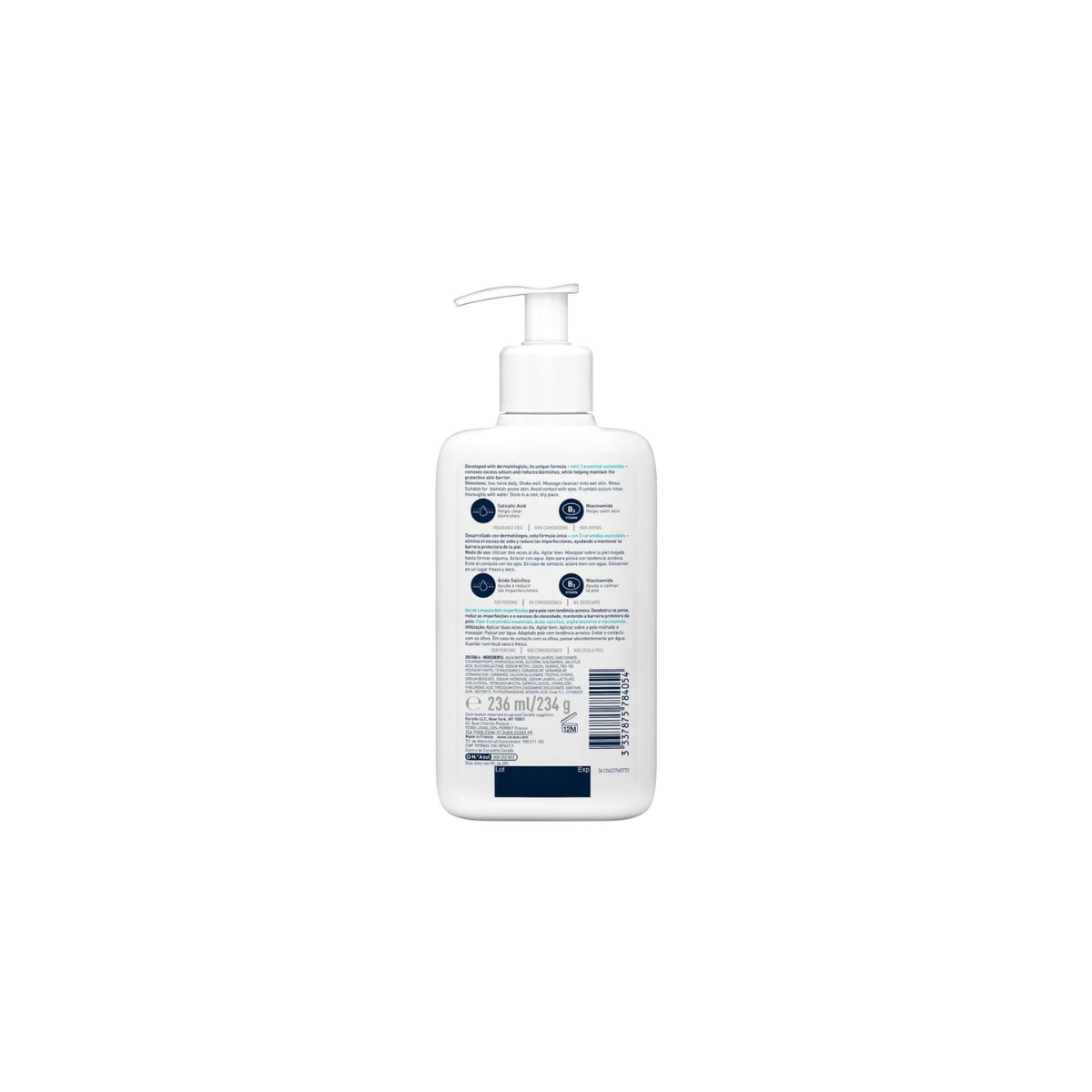 Cerave Limpiador Control Imperfecciones 236 Ml