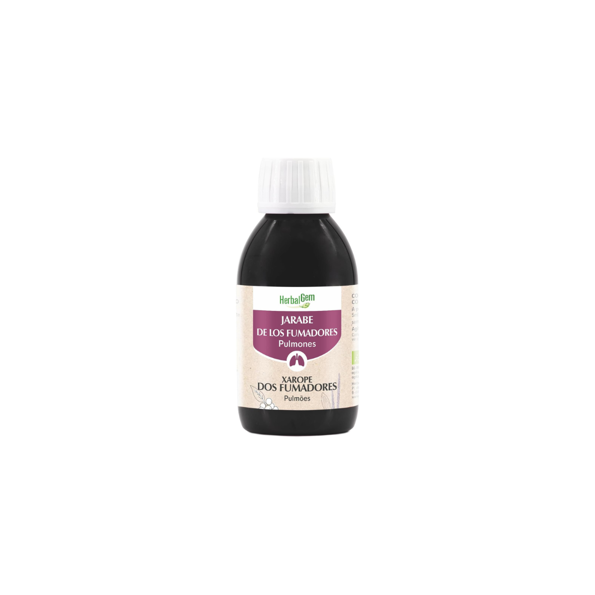 Herbalgem jarabe de los fumadores pulmones 250 ml