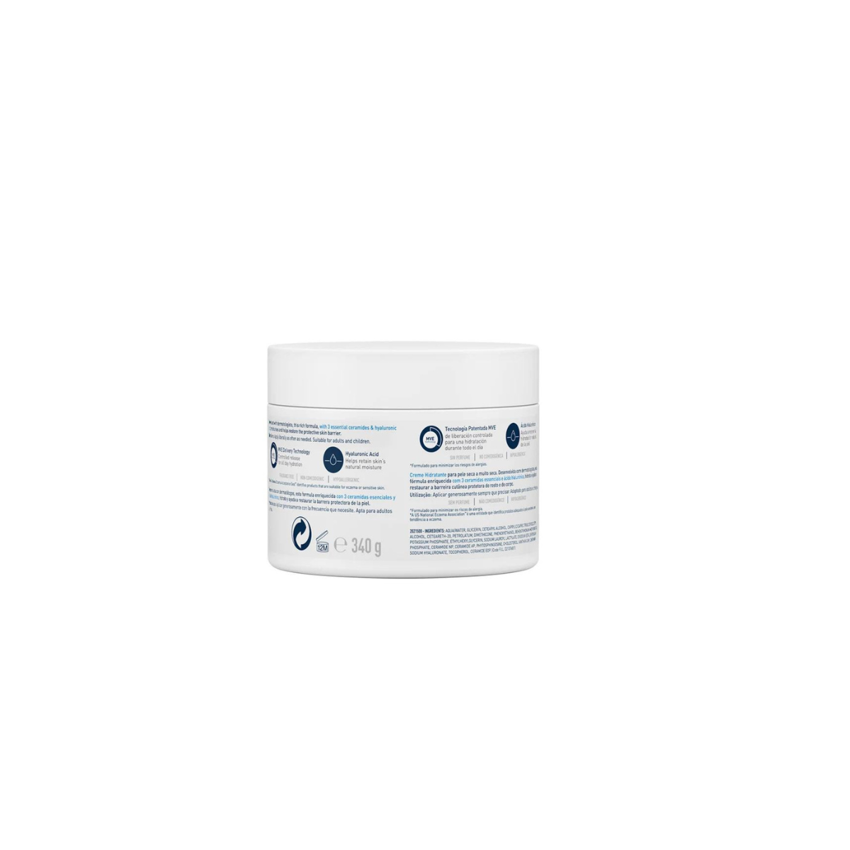 Cerave Crema Hidratante Piel Seca 340 Ml