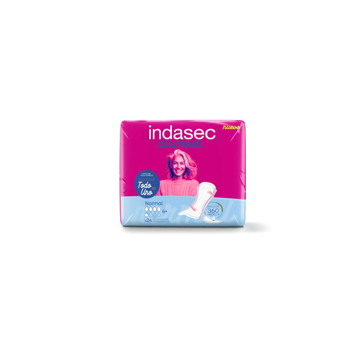 Indasec Normal Compresa Perdidas Leves 26 Absorb