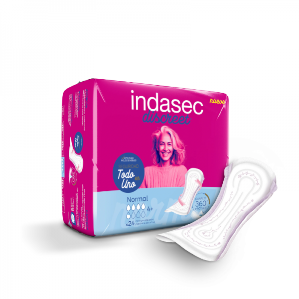 Indasec Normal Compresa Perdidas Leves 26 Absorb 2