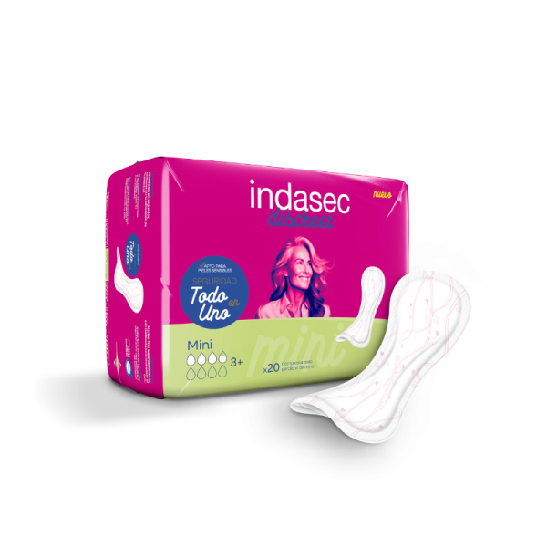 Indasec discreet mini 20 unidades 2