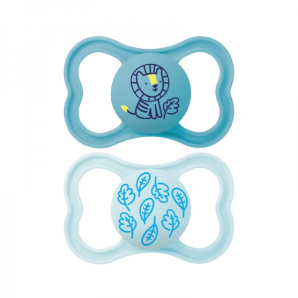Chupete silicona simetrica mam supreme +6 meses pack doble