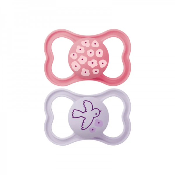 Chupete silicona simetrica mam supreme +6 meses pack doble