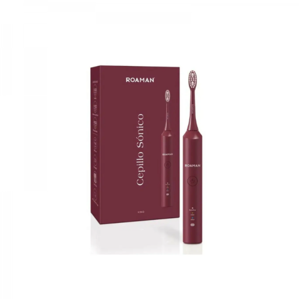 Cepillo dental sonico roaman color vino