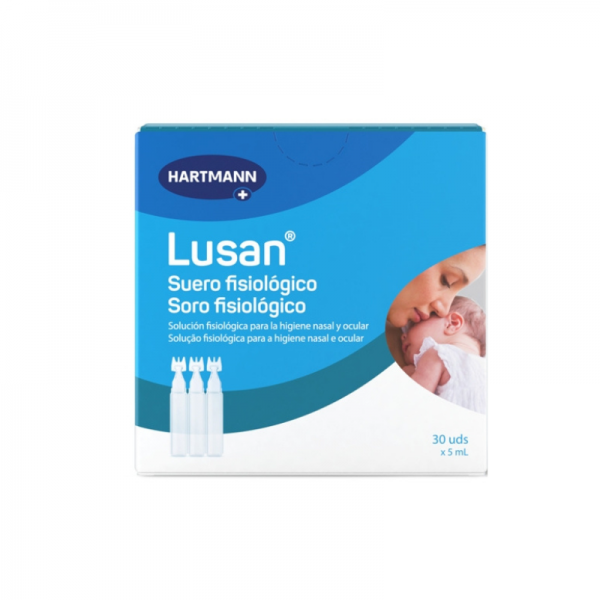 Lusan suero fisiologico nasal monodosis 5 ml 30 unidades