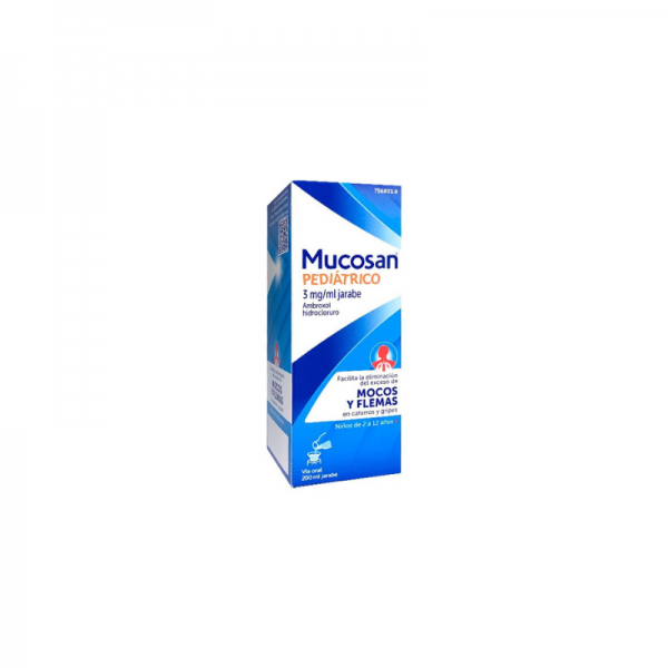 Mucosan Pediatrico 3 Mg/Ml Jarabe, 1 Frasco De 200 Ml