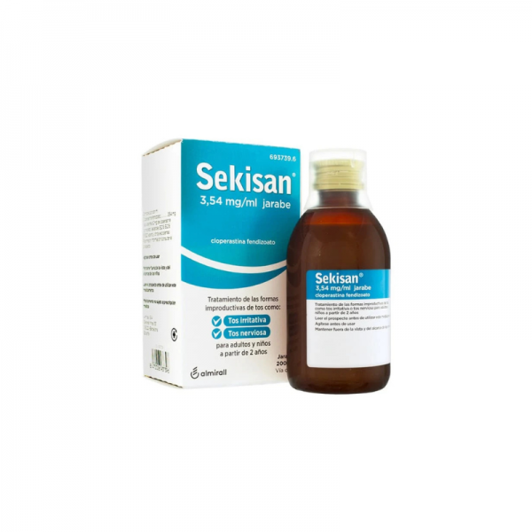 Sekisan 3,54 Mg/Ml Jarabe, 1 Frasco De 200 Ml