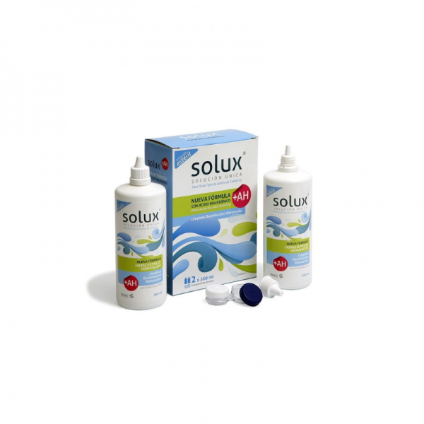 Solux Todos Tipos Lentes De Contacto 360 Ml 2 U