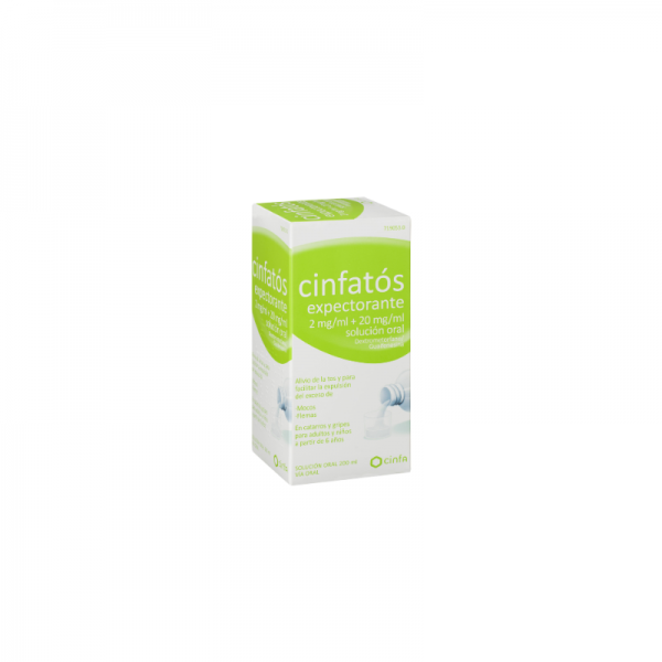 Cinfatos Expectorante 2/20 Mg/Ml Solucion Oral 200 Ml (Pet)