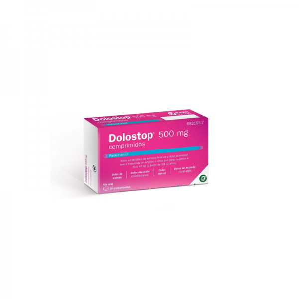 Dolostop 500 Mg Comprimidos, 20 Comprimidos