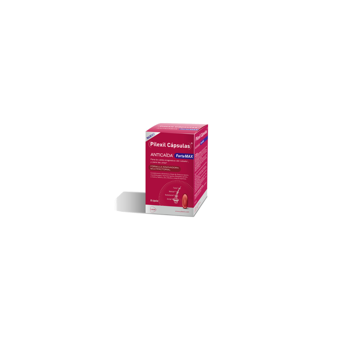 Pilexil capsulas anticaida fortemax 60 capsulas