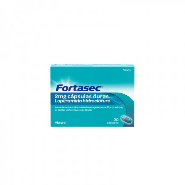 Fortasec 2 Mg Capsulas Duras, 20 Capsulas