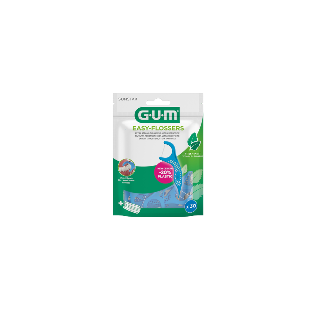 Gum easy flossers 30 uds