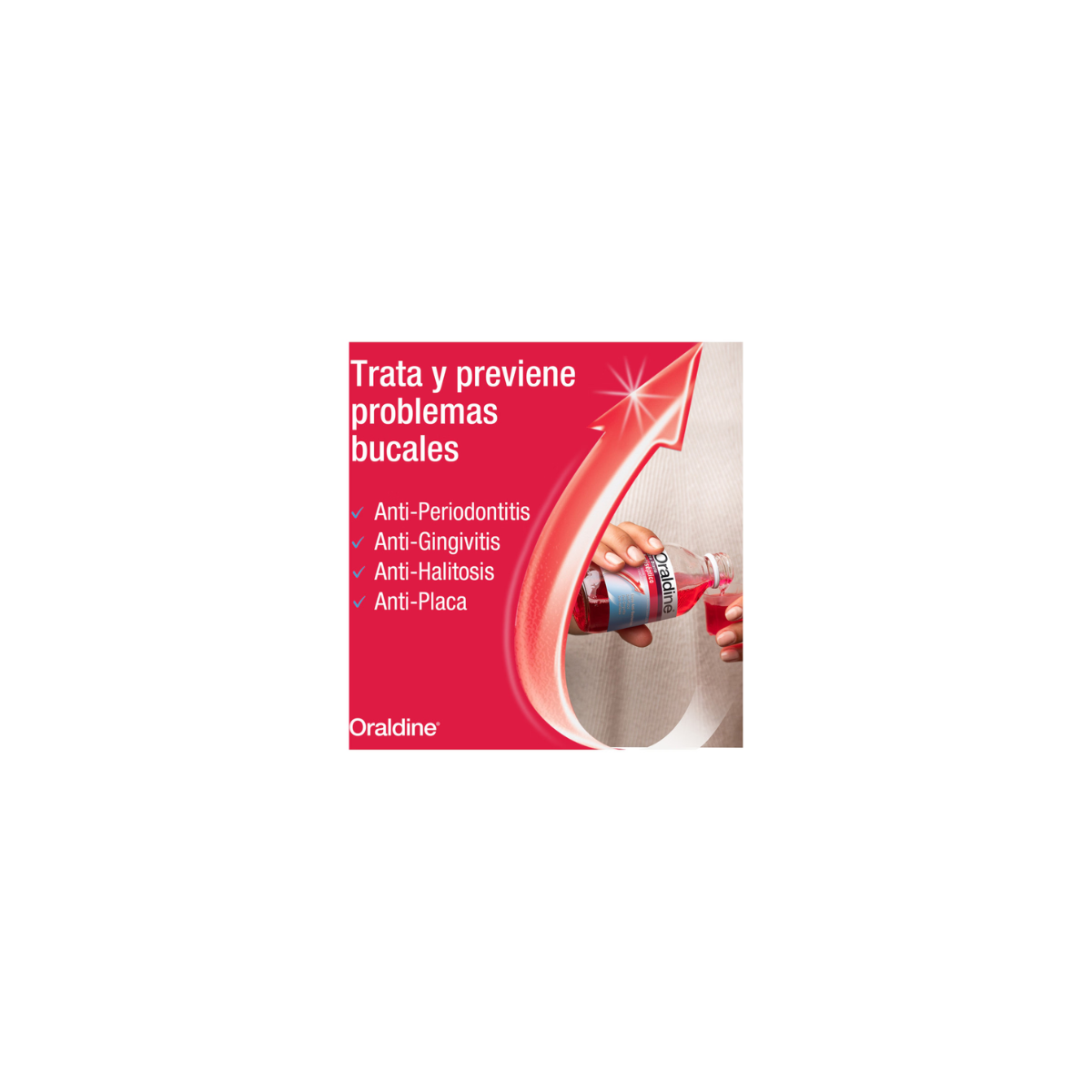 Oraldine Colutorio Antiseptico Pack 400 Ml  200 Ml