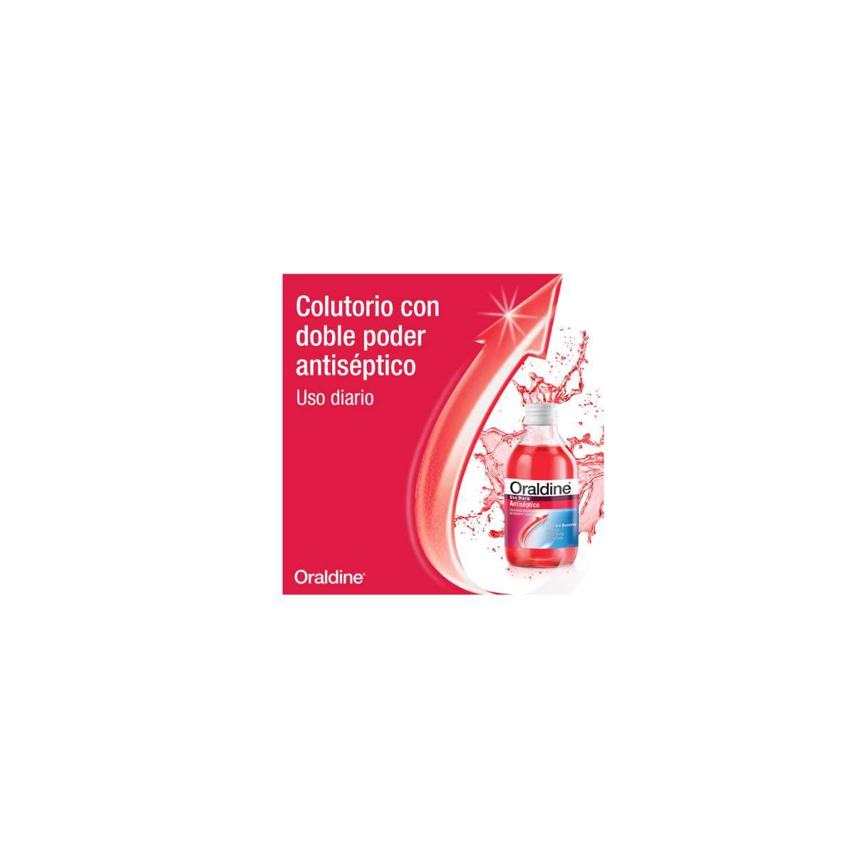 Oraldine Colutorio Antiseptico Pack 400 Ml  200 Ml