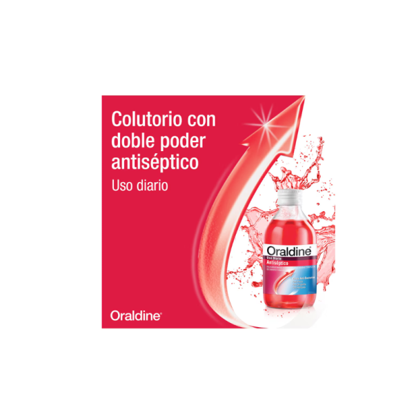 Oraldine Colutorio Antiseptico Pack 400 Ml  200 Ml