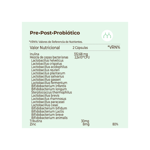 Kobho pre-post probiotic 60 capsulas