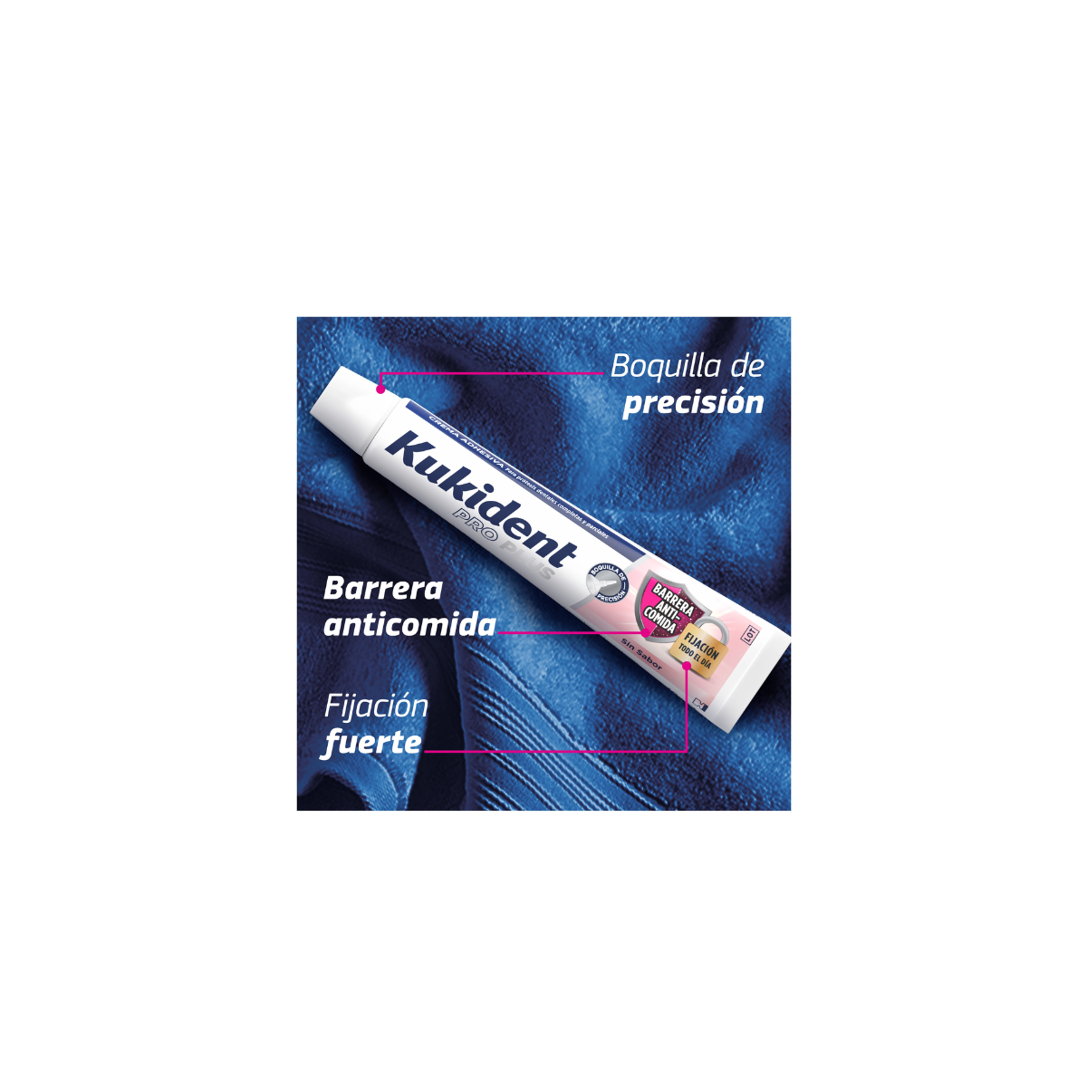 Kukident pro plus barrera anticomida 2 envases...