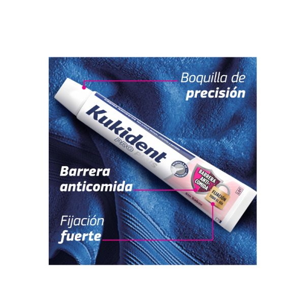 Kukident pro plus barrera anticomida 2 envases 40 g sin sabor