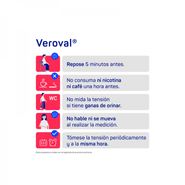 Tensiómetro de brazo veroval compact + connect