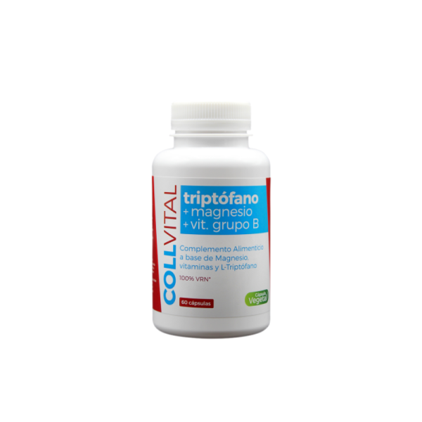 Collvital triptofano+magnesio+vit grupo b 60 capsulas