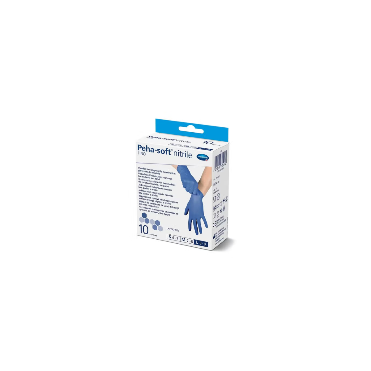 Guantes Desechables De Nitrilo Pehasoft Nitrile