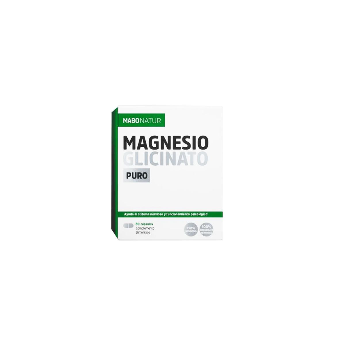 Magnesio glicinato puro 80 capsulas