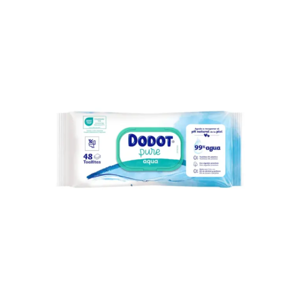 Dodot aqua pure toallitas humedas para bebes 48 unidades
