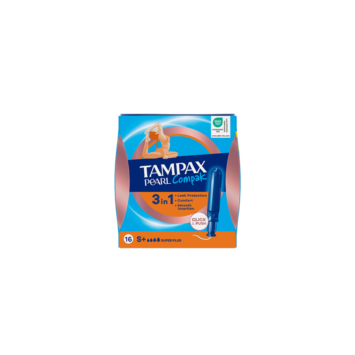 Tampax compak pearl tampon super plus