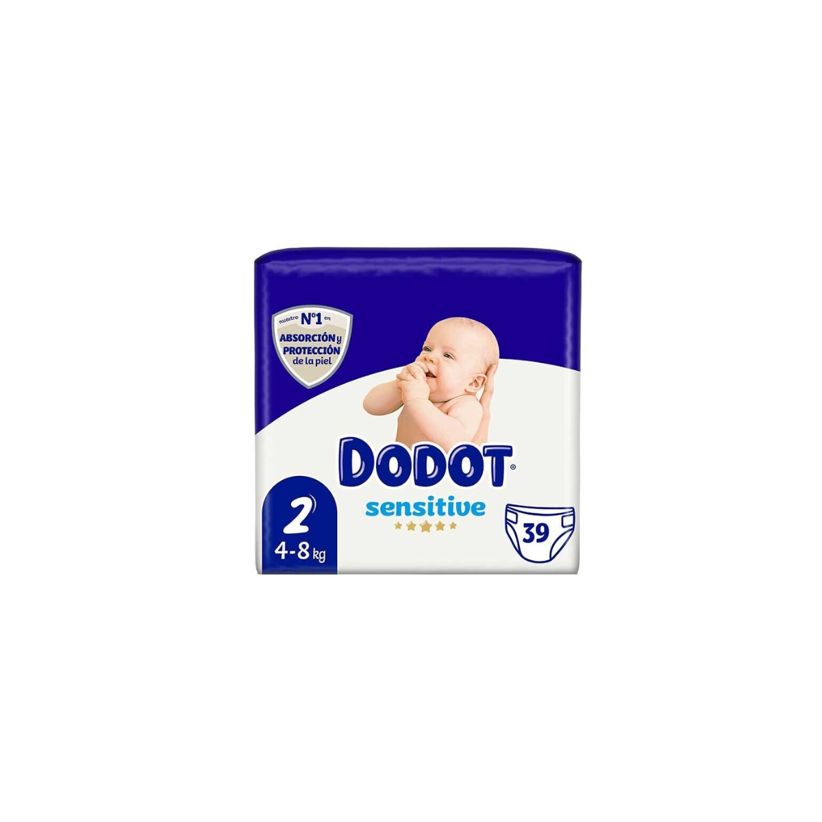 Pañal infantil dodot sensitive talla 2