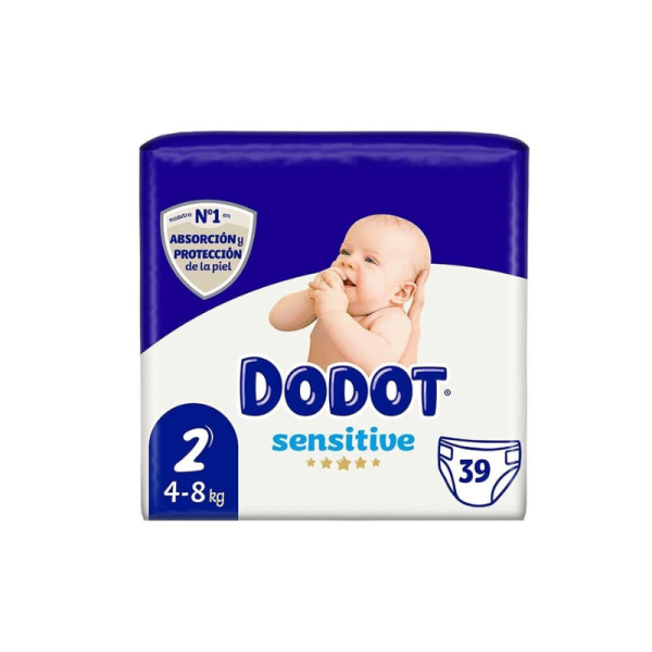 Pañal infantil dodot sensitive talla 2