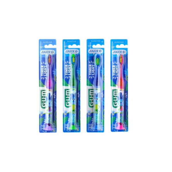 Cepillo Dental Junior Gum Luz Monstruos